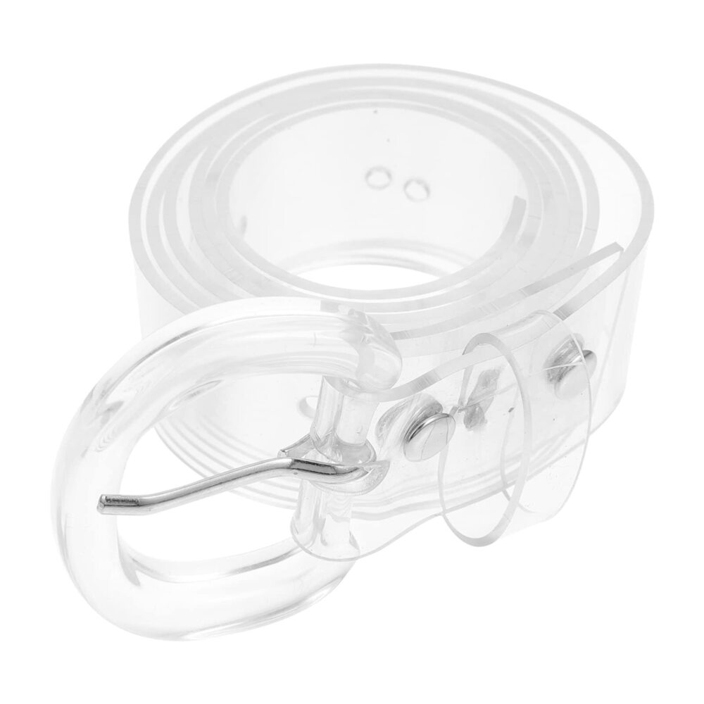 3252 Transparent Clear Waist Belt For Women Dress Accessoriess